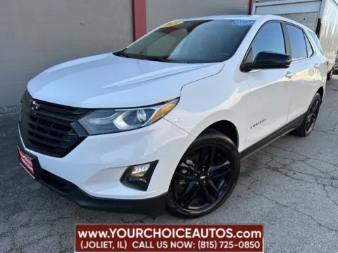 White 2021 Chevrolet Equinox LT for sale in Joliet, IL