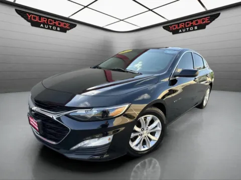 Black 2021 Chevrolet Malibu LT for sale in Joliet, IL