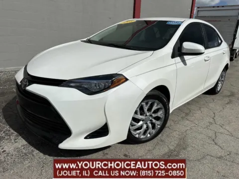 White 2018 Toyota Corolla LE 4dr Sedan for sale in Joliet, IL