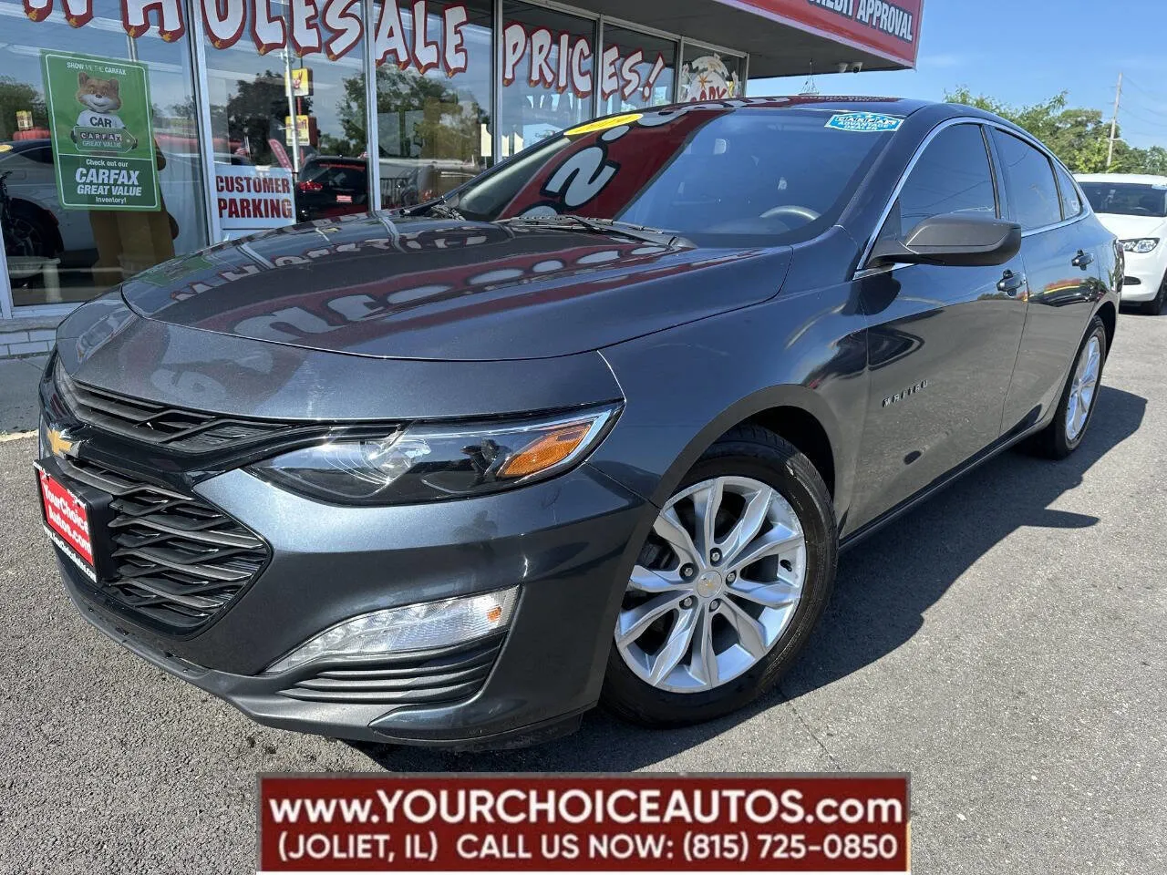 Gray 2019 Chevrolet Malibu LT for sale in Joliet, IL