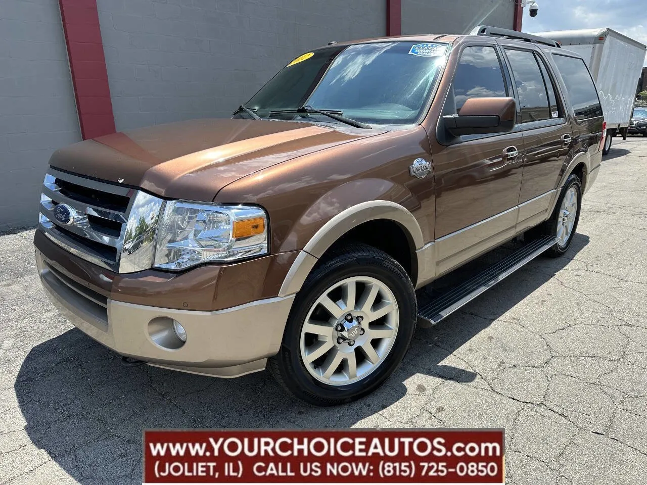 Brown 2012 Ford Expedition King Ranch 4x4 4dr SUV for sale in Joliet, IL