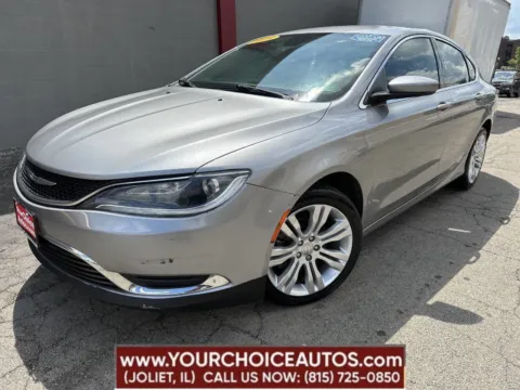 Silver 2015 Chrysler 200 Limited for sale in Joliet, IL