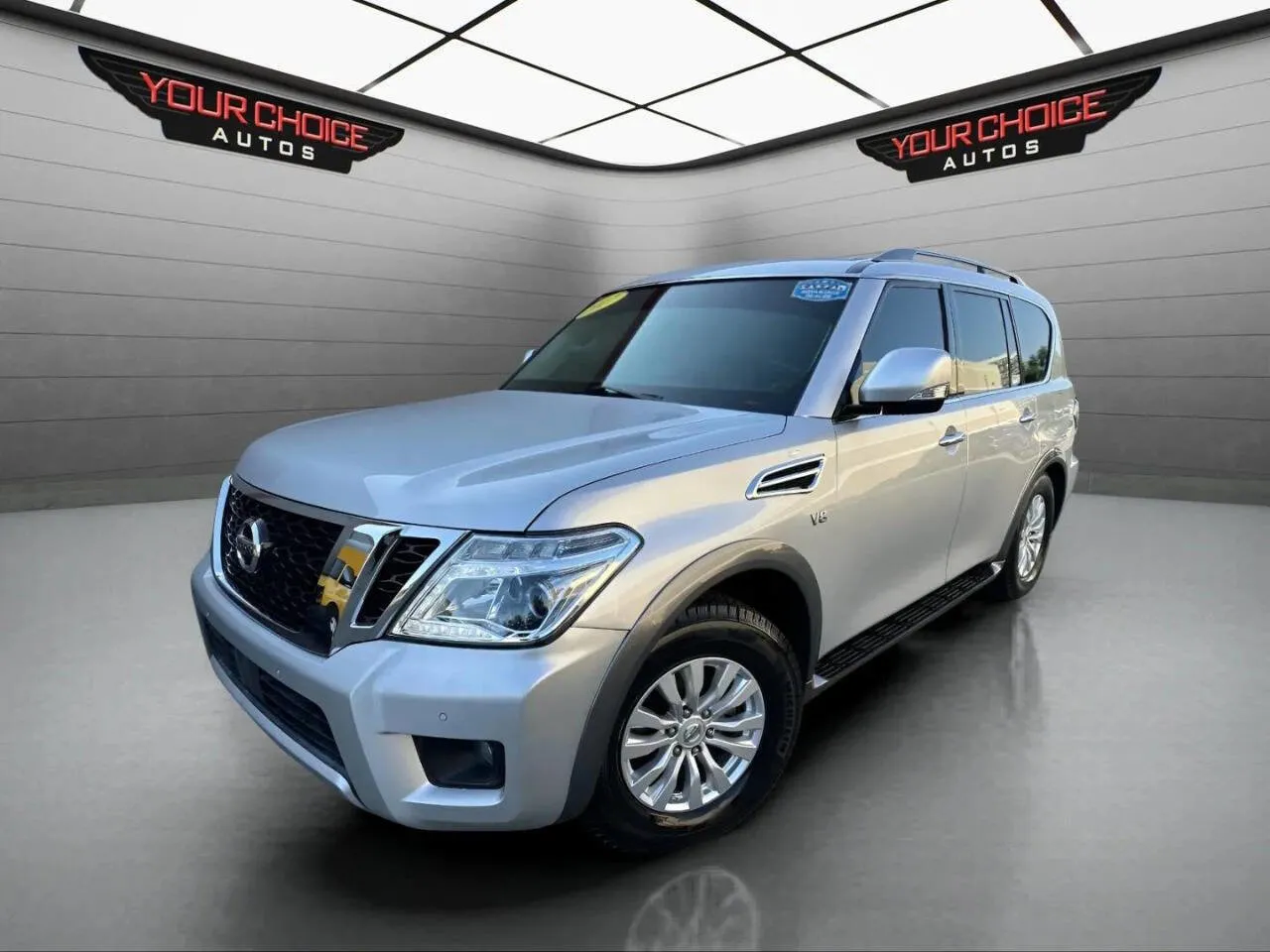 Silver 2017 Nissan Armada SV for sale in Joliet, IL