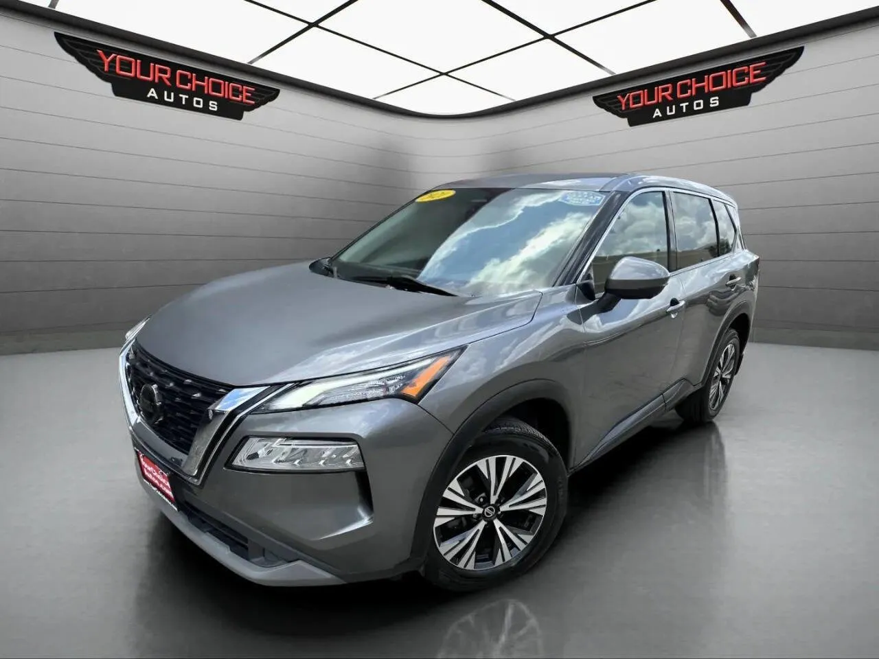 Gray 2021 Nissan Rogue SV for sale in Joliet, IL