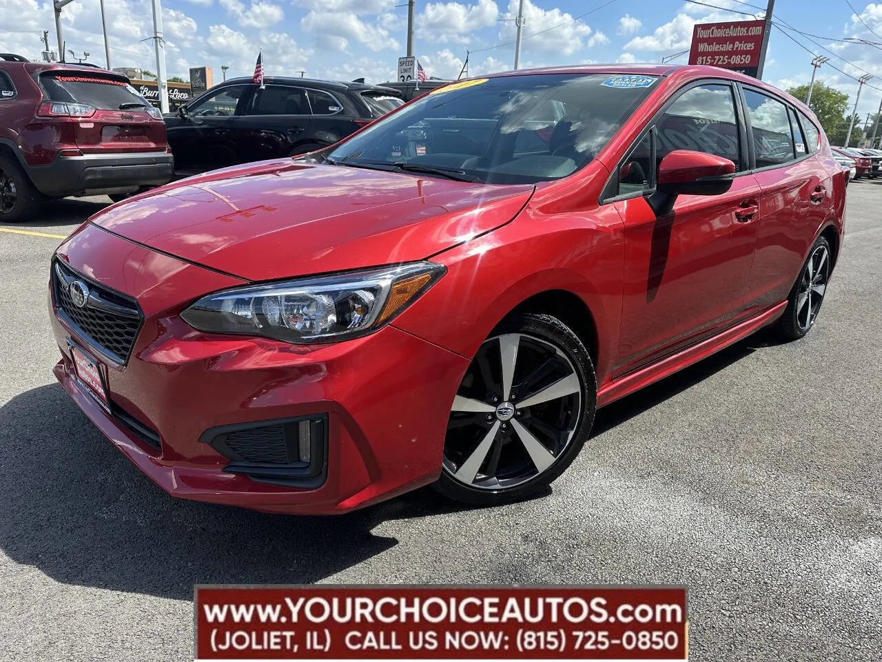 Red 2017 Subaru Impreza Sport for sale in Joliet, IL