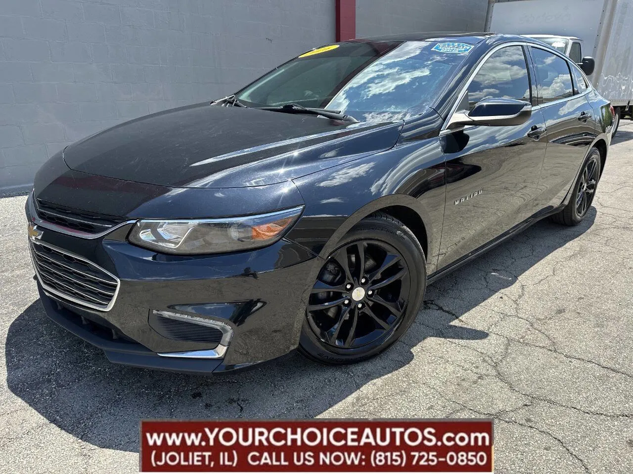 Black 2016 Chevrolet Malibu LT for sale in Joliet, IL