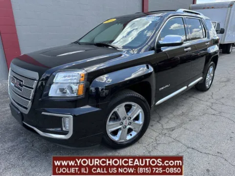 Black 2016 GMC Terrain Denali for sale in Joliet, IL