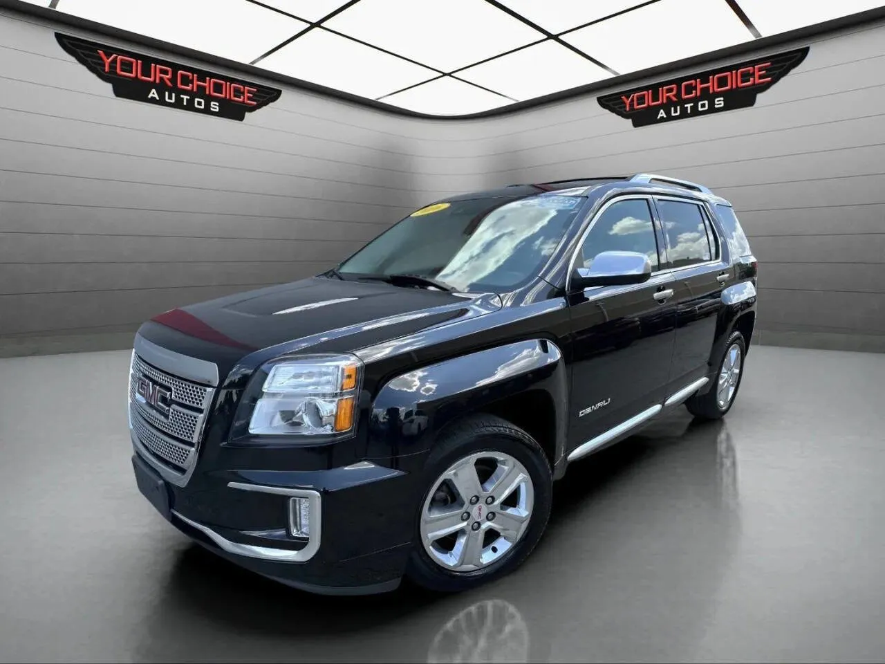 Black 2016 GMC Terrain Denali for sale in Joliet, IL