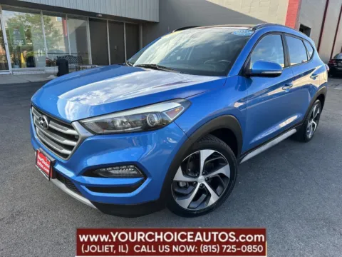 Blue 2018 Hyundai Tucson Limited for sale in Joliet, IL