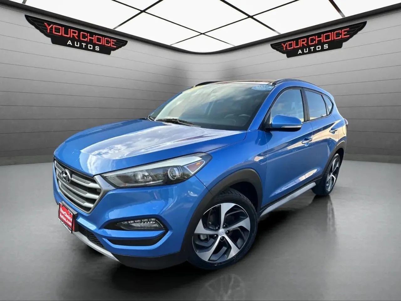 Blue 2018 Hyundai Tucson Limited for sale in Joliet, IL