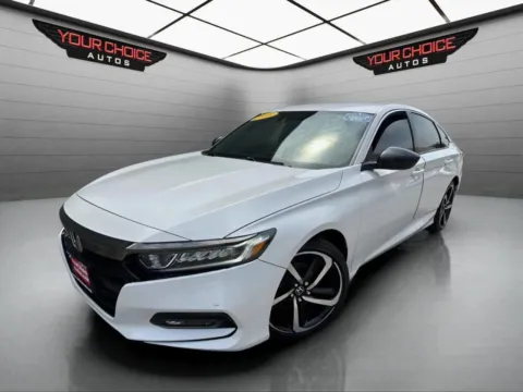 White 2018 Honda Accord Sedan Sport 1.5T for sale in Joliet, IL