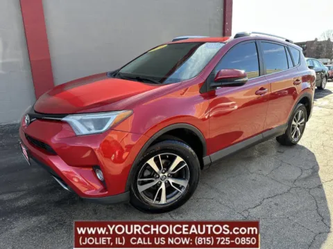 Red 2016 Toyota RAV4 XLE for sale in Joliet, IL
