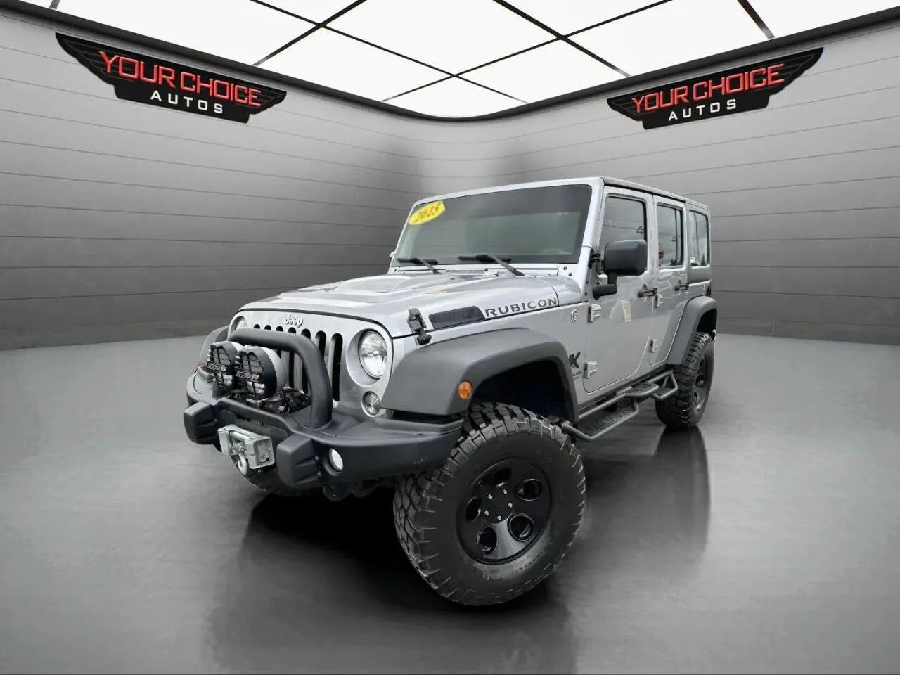 Silver 2015 Jeep Wrangler Unlimited Rubicon for sale in Joliet, IL