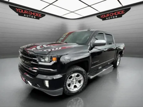 Black 2017 Chevrolet Silverado 1500 LTZ for sale in Joliet, IL