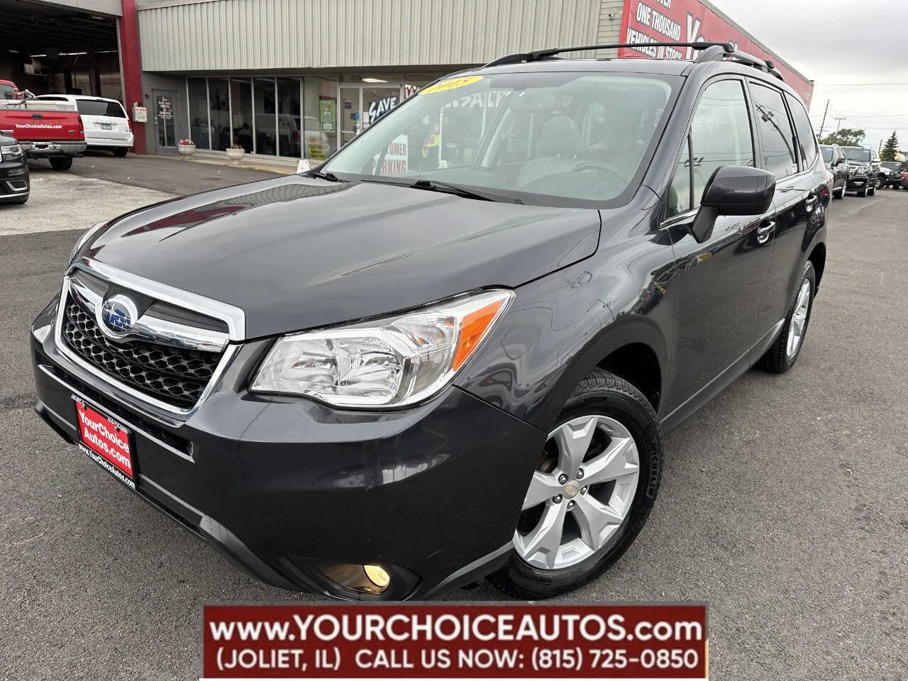 Gray 2015 Subaru Forester 2.5i Limited for sale in Joliet, IL