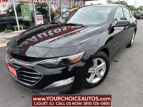 Black 2019 Chevrolet Malibu LS for sale in Joliet, IL