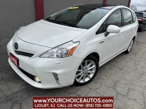 White 2012 Toyota Prius v Two 4dr Wagon for sale in Joliet, IL