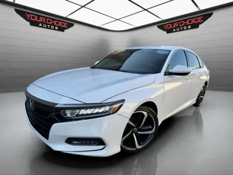 White 2018 Honda Accord Sedan Sport 1.5T for sale in Joliet, IL