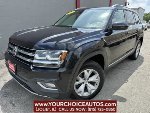 Black 2018 Volkswagen Atlas 3.6L V6 SEL for sale in Joliet, IL