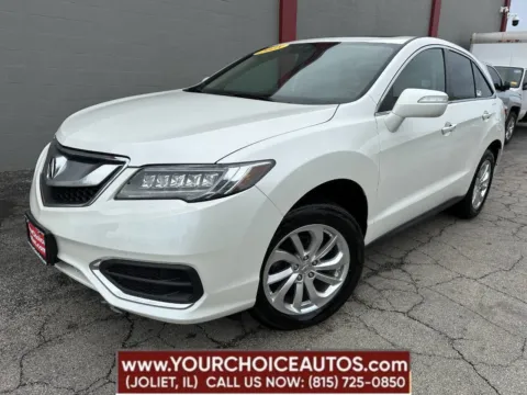 White 2018 Acura RDX w/AcuraWatch 4dr SUV Plus Package for sale in Joliet, IL
