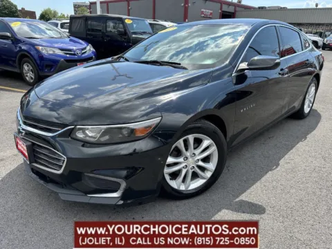 Black 2017 Chevrolet Malibu LT for sale in Joliet, IL