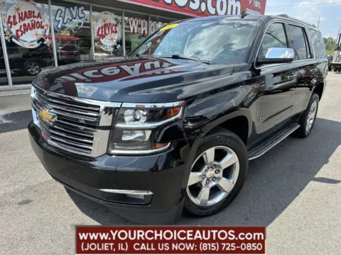 Black 2015 Chevrolet Tahoe LTZ for sale in Joliet, IL