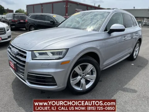Silver 2018 Audi Q5 2.0T quattro Premium Plus AWD 4dr SUV for sale in Joliet, IL