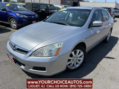 Silver 2006 Honda Accord Sdn LX V6 for sale in Joliet, IL