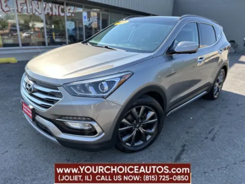 Gray 2018 Hyundai Santa Fe Sport 2.0T Ultimate for sale in Joliet, IL