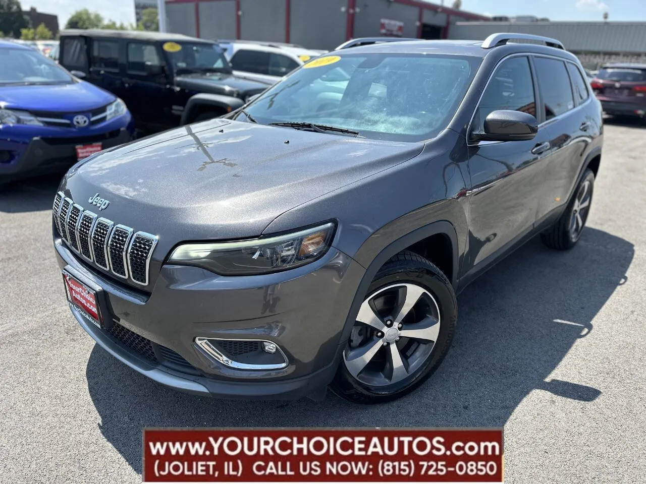 Gray 2019 Jeep Cherokee Limited for sale in Joliet, IL