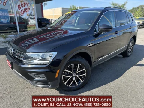 Black 2021 Volkswagen Tiguan SE 4Motion AWD 4dr SUV for sale in Joliet, IL