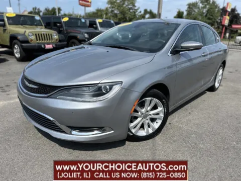 Silver 2016 Chrysler 200 Limited for sale in Joliet, IL