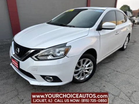 White 2017 Nissan Sentra SV for sale in Joliet, IL