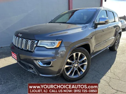 Gray 2017 Jeep Grand Cherokee Overland for sale in Joliet, IL