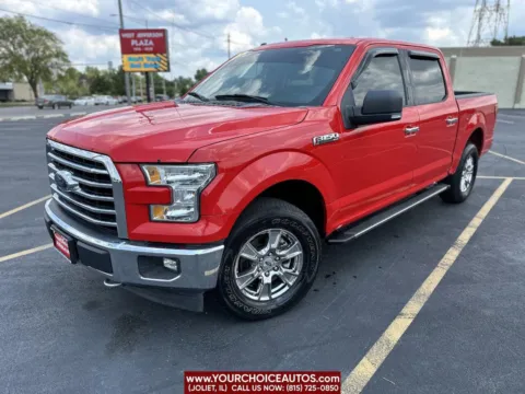 Red 2017 Ford F-150 XLT 4x4 4dr SuperCrew 5.5 ft. SB for sale in Joliet, IL