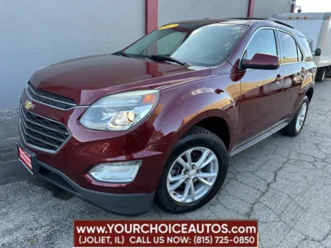 Red 2017 Chevrolet Equinox LT for sale in Joliet, IL