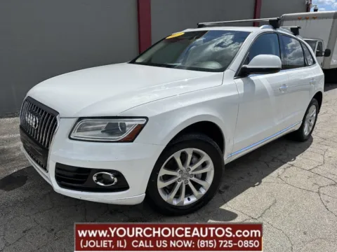White 2017 Audi Q5 Premium for sale in Joliet, IL