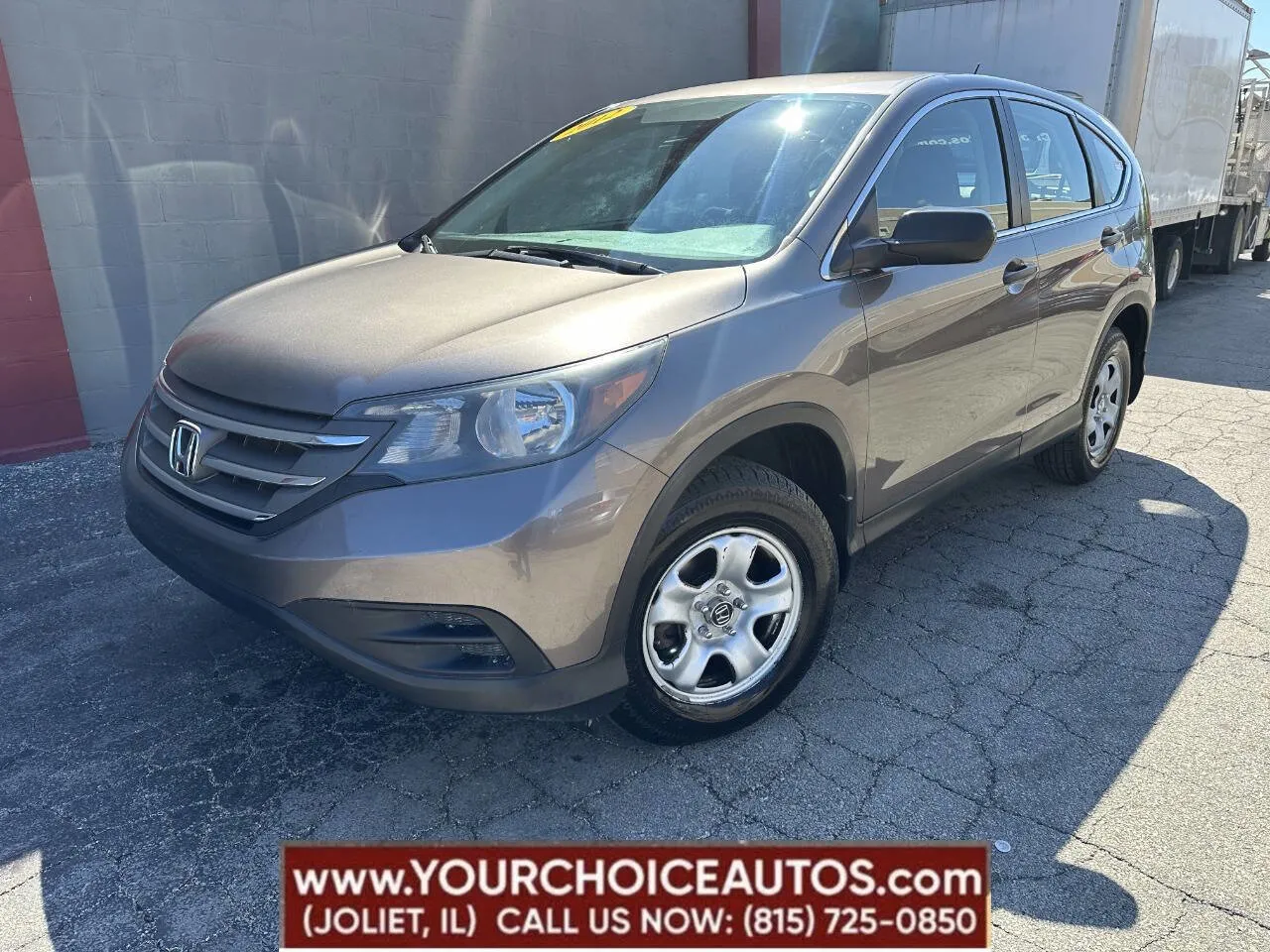 Gray 2012 Honda CR-V LX for sale in Joliet, IL