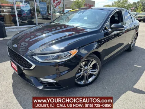 Black 2018 Ford Fusion Sport for sale in Joliet, IL