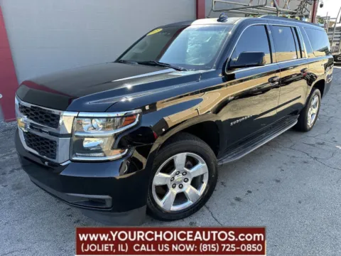 Black 2015 Chevrolet Suburban LT for sale in Joliet, IL