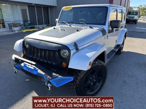 Silver 2012 Jeep Wrangler Unlimited Arctic for sale in Joliet, IL