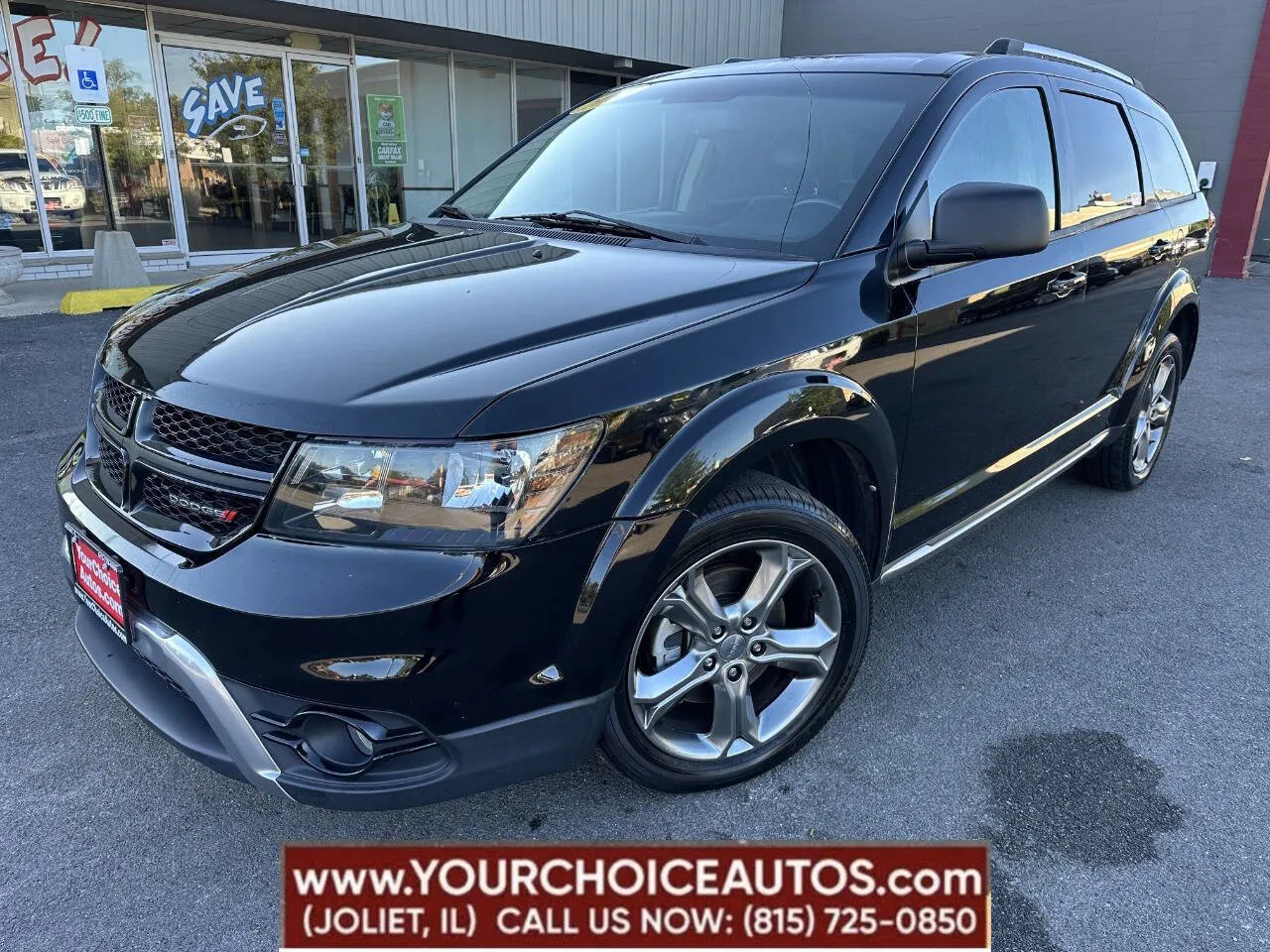 Black 2017 Dodge Journey Crossroad Plus for sale in Joliet, IL