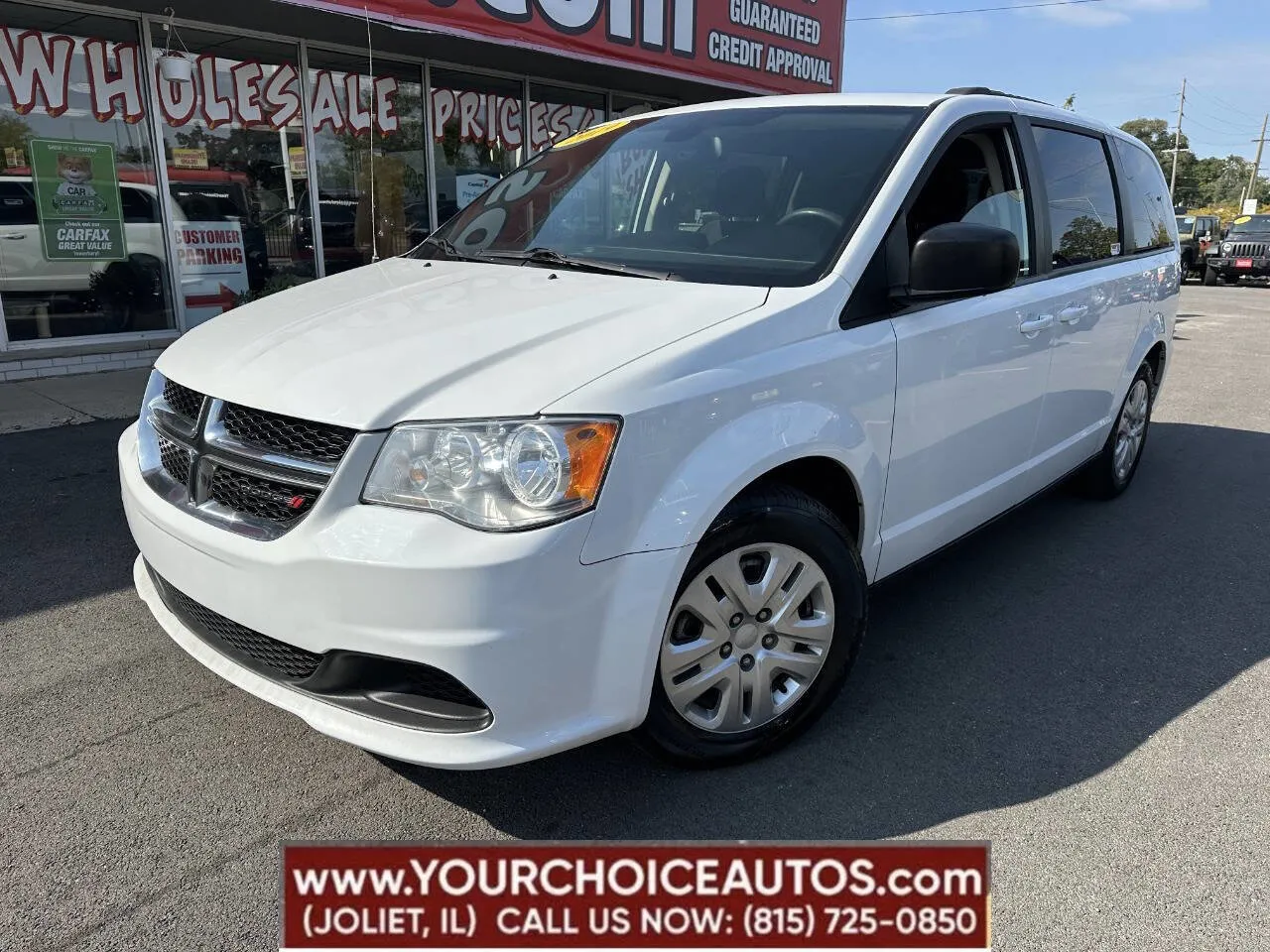 White 2019 Dodge Grand Caravan SE for sale in Joliet, IL
