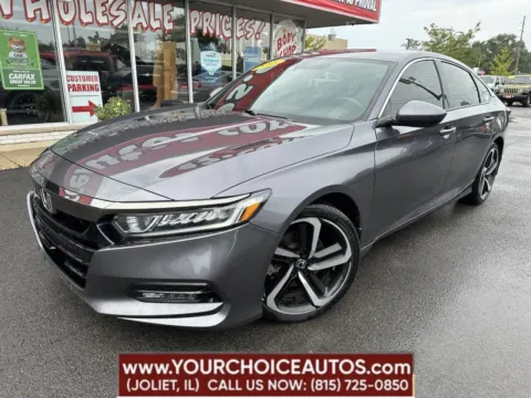 Gray 2018 Honda Accord Sedan Sport 1.5T for sale in Joliet, IL