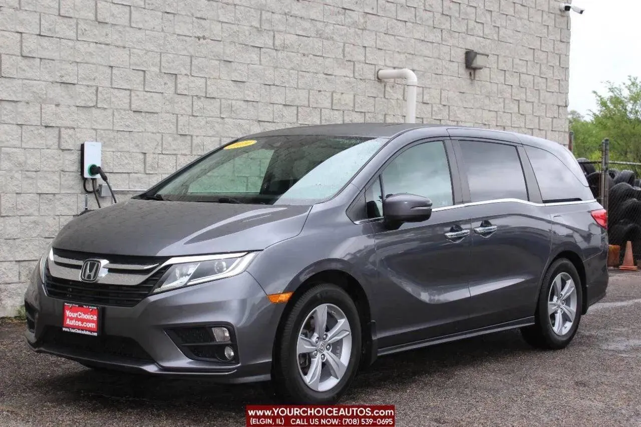 Gray 2019 Honda Odyssey EX L w/Navi w/RES 4dr Mini Van and RES for sale in Joliet, IL