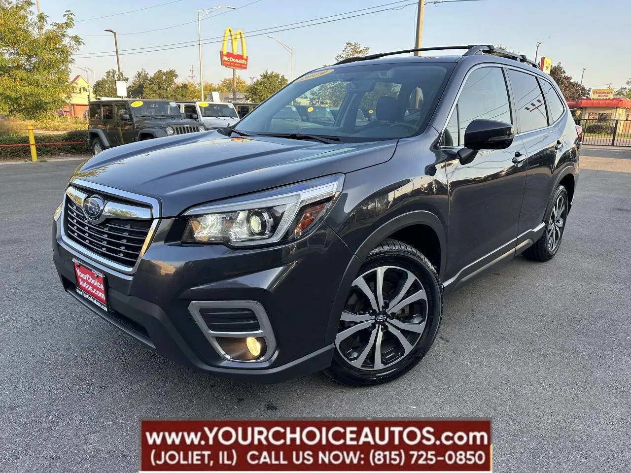 Gray 2019 Subaru Forester Limited for sale in Joliet, IL