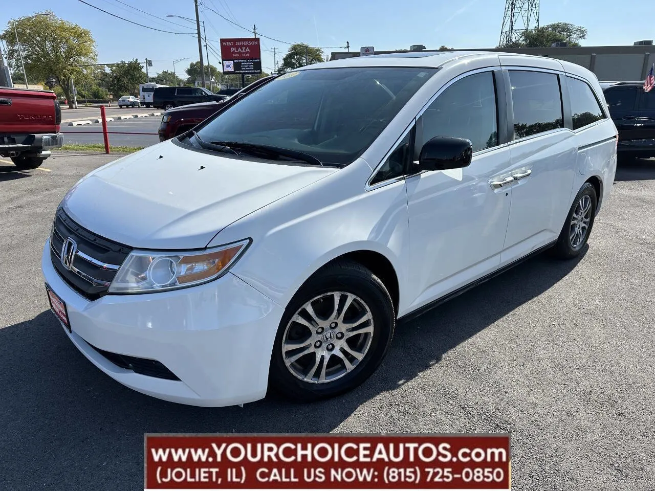 White 2013 Honda Odyssey EX-L for sale in Joliet, IL