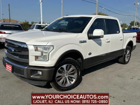 White 2016 Ford F-150 King Ranch 4x4 4dr SuperCrew 5.5 ft. SB for sale in Joliet, IL