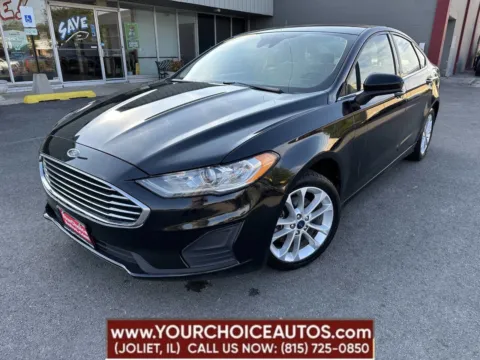 Black 2019 Ford Fusion SE for sale in Joliet, IL