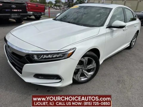White 2018 Honda Accord Sedan EX-L 1.5T for sale in Joliet, IL